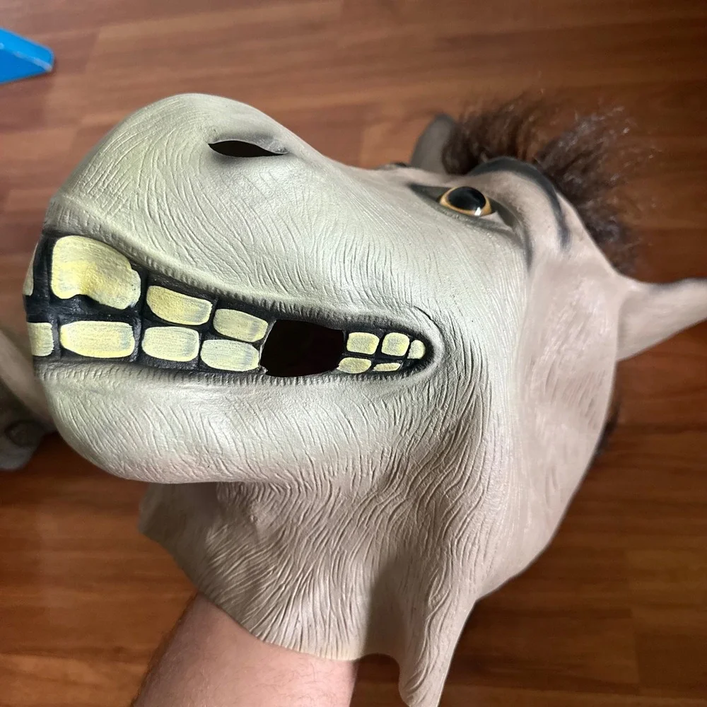 Donkey‎ Mask Costume Party Halloween Prop